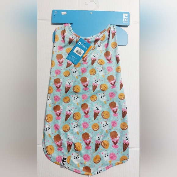 RC Pets Zephyr Cooling Vest for Dogs, Ice Cream Size Large - Picture 1 of 10